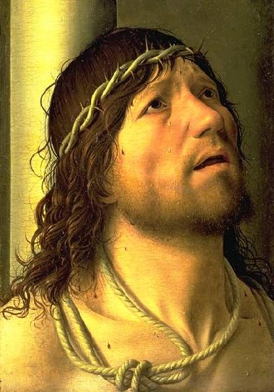 Antonello da Messina Christ at the Column (detail) oil painting image